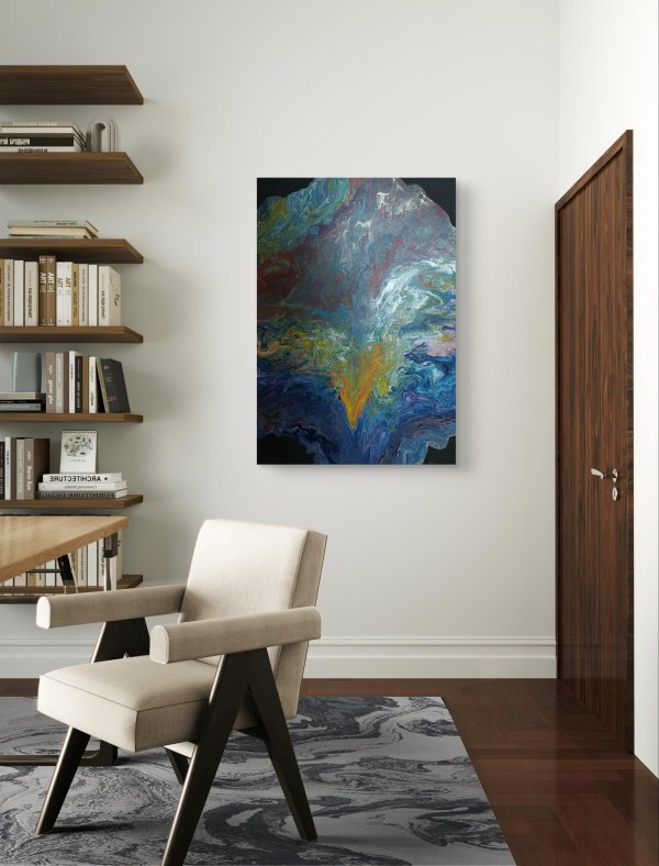 dół czy góra obraz abstrakcyjny